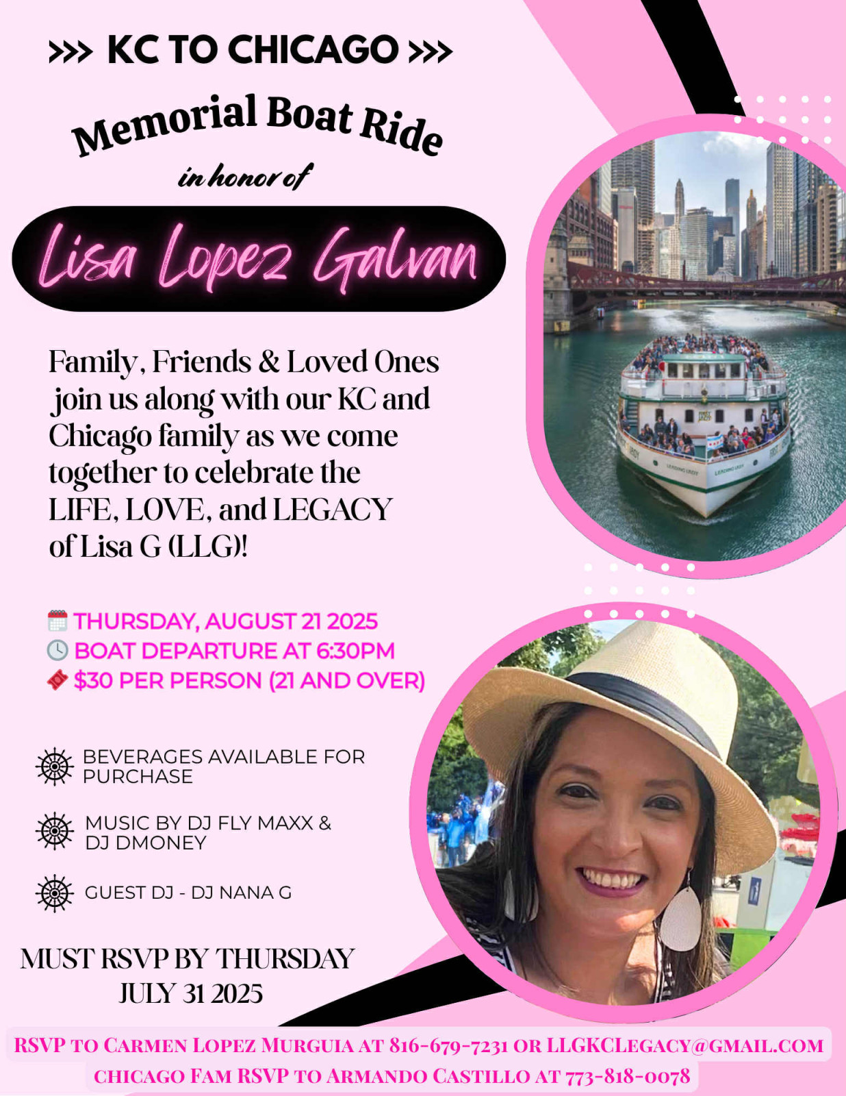 KC To Chicago Memorial Boat Cruise