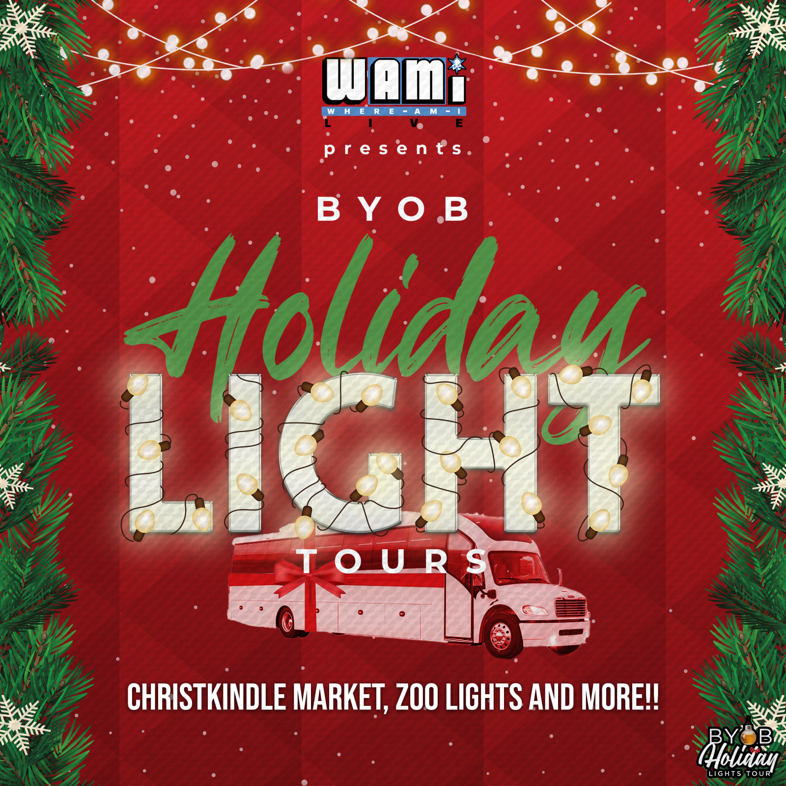 Chicago's BYOB Party Bus Holiday Lights Tour 'Tis The Season