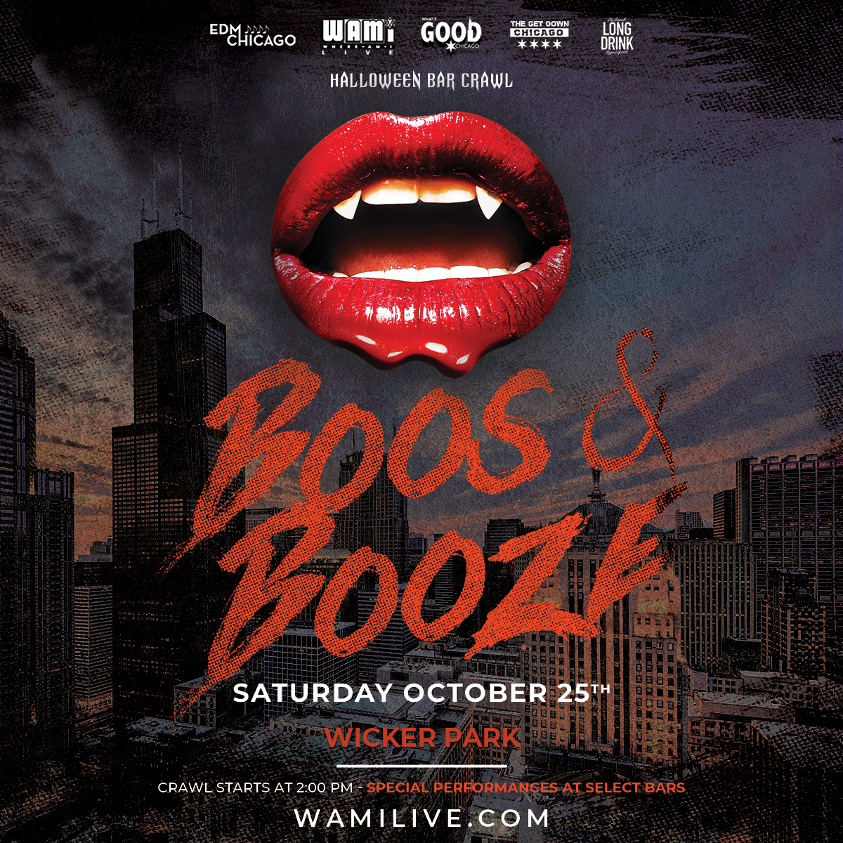 The Boos & Booze Chicago Halloween Bar Crawl | Wicker Park