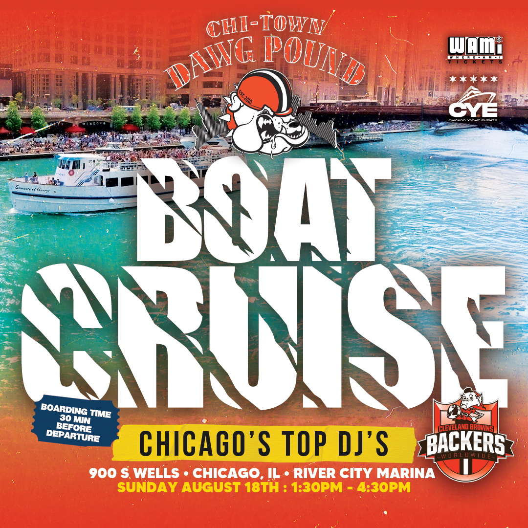 The Chi Town Dawg Pound Boat Cruise!