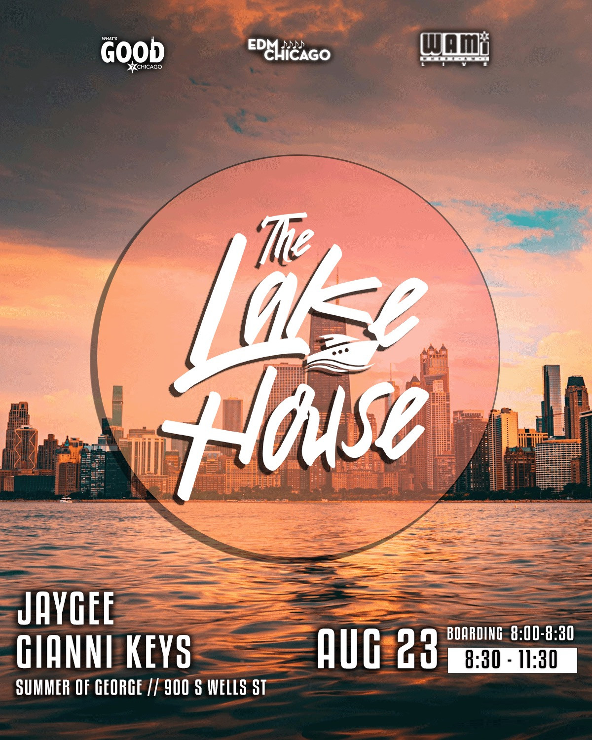"The Lake House" (Sundown Cruise) 8/23