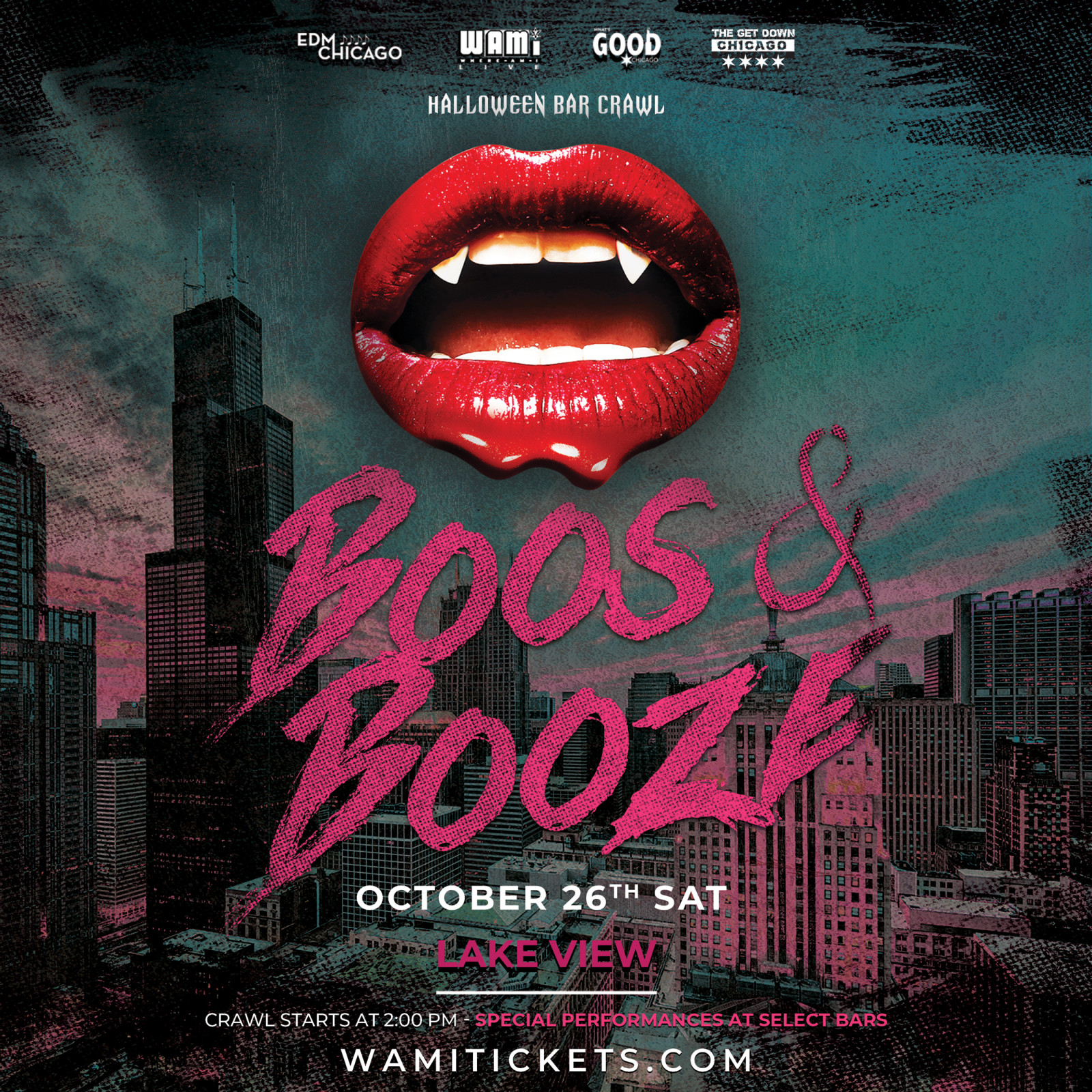 The Boos & Booze Chicago Halloween Bar Crawl | Lake View