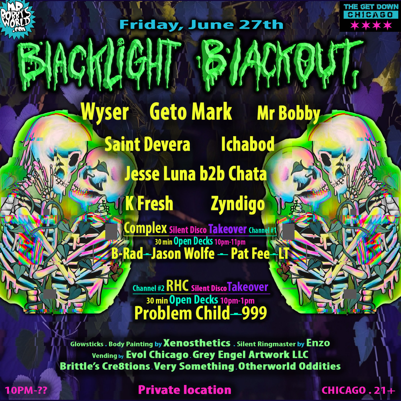Blacklight Blackout ft Geto Mark, Wyser, Ichabod, Saint, K Fresh, Zyndigo, Complex, RHC