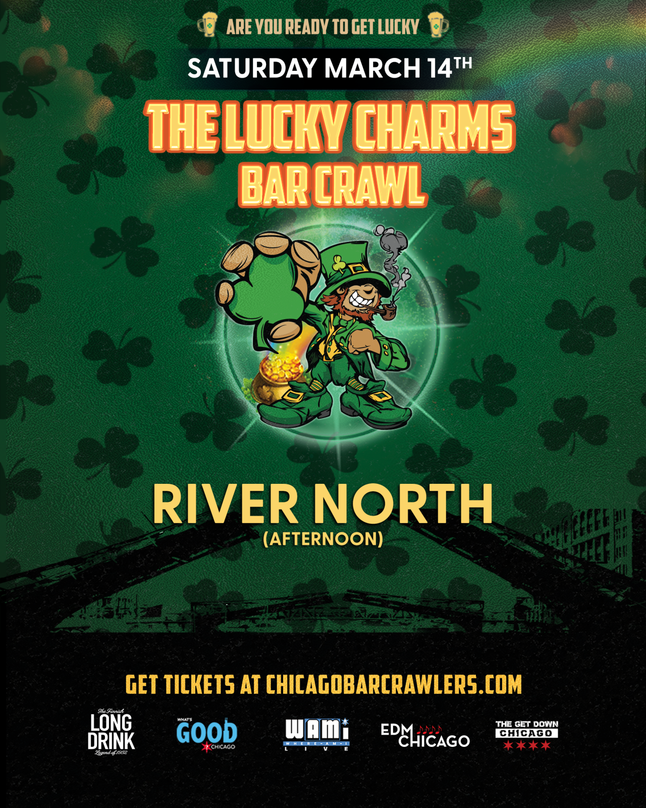 St. Patrick's Day Lucky Charms River North Bar Crawl | Afternoon