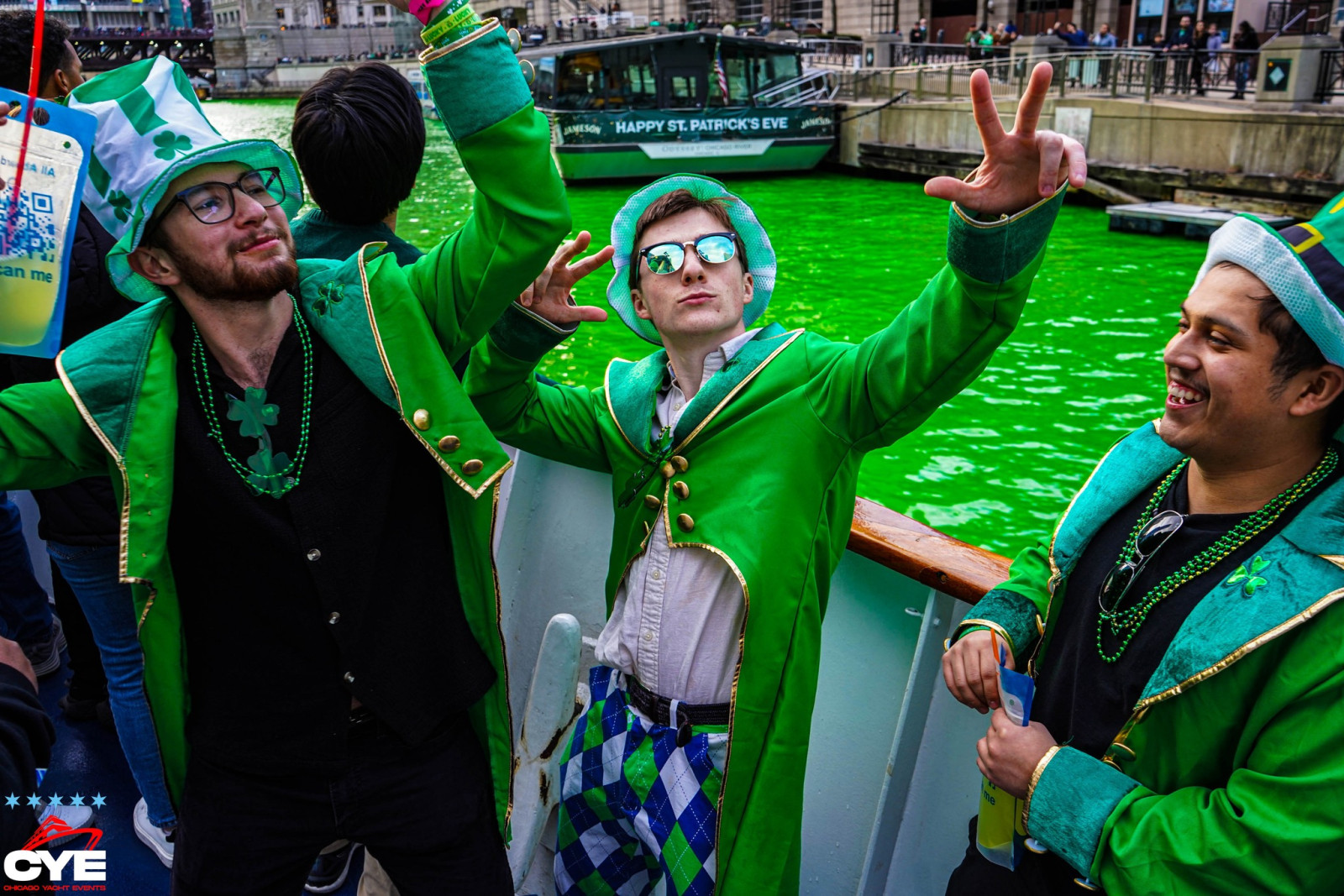 St. Patrick's Day Chicago River Dying Booze Cruise!