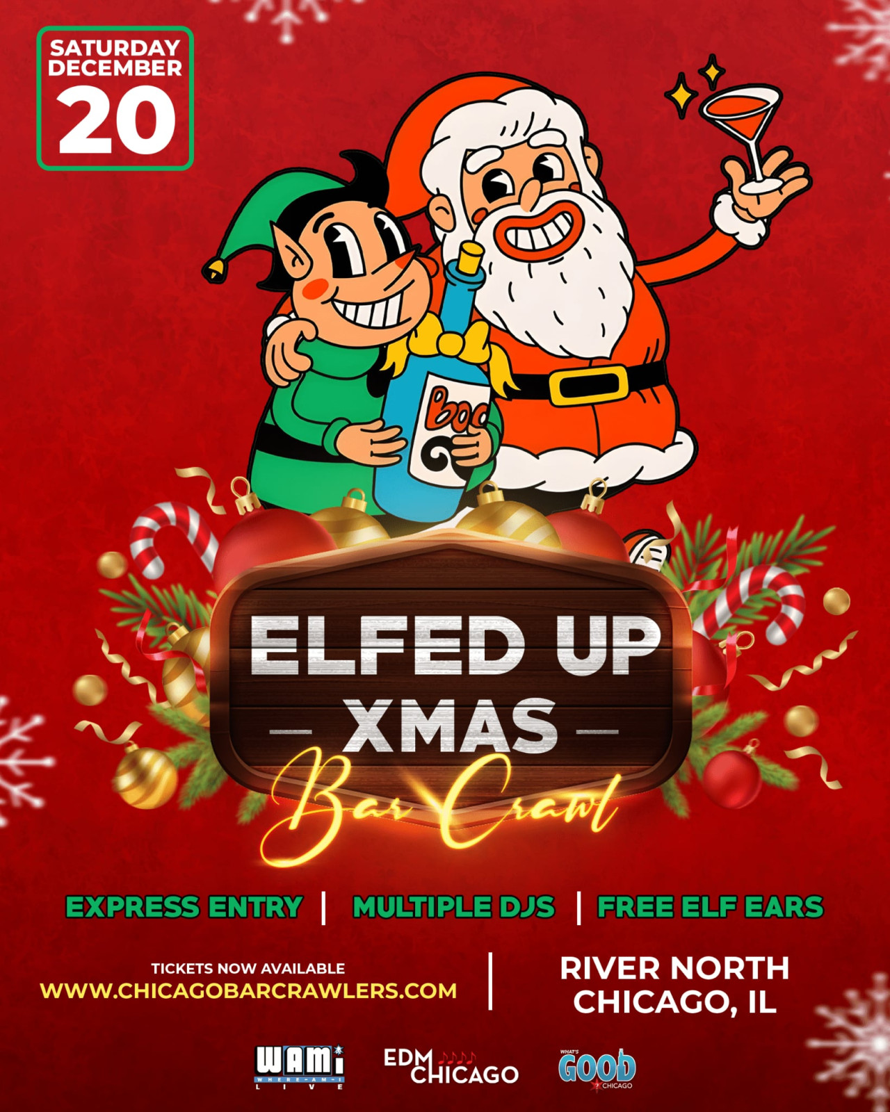 🎄 The Elfed Up Christmas Crawl 🎅🏻