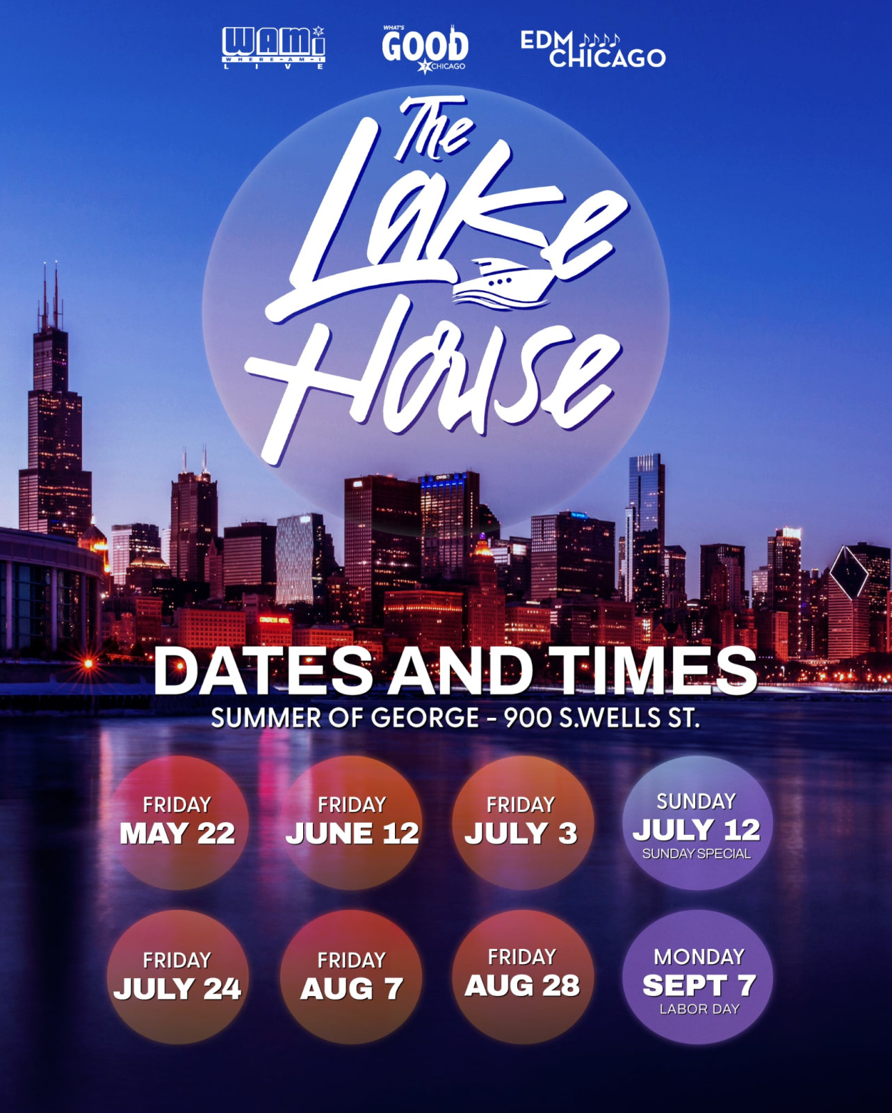 “The Lake House” (Sundown Cruise) 7/3