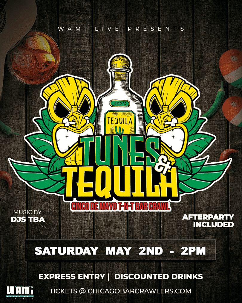🌮 The Tunes-N-Tequila "TNT" Cinco De Mayo Crawl 💣