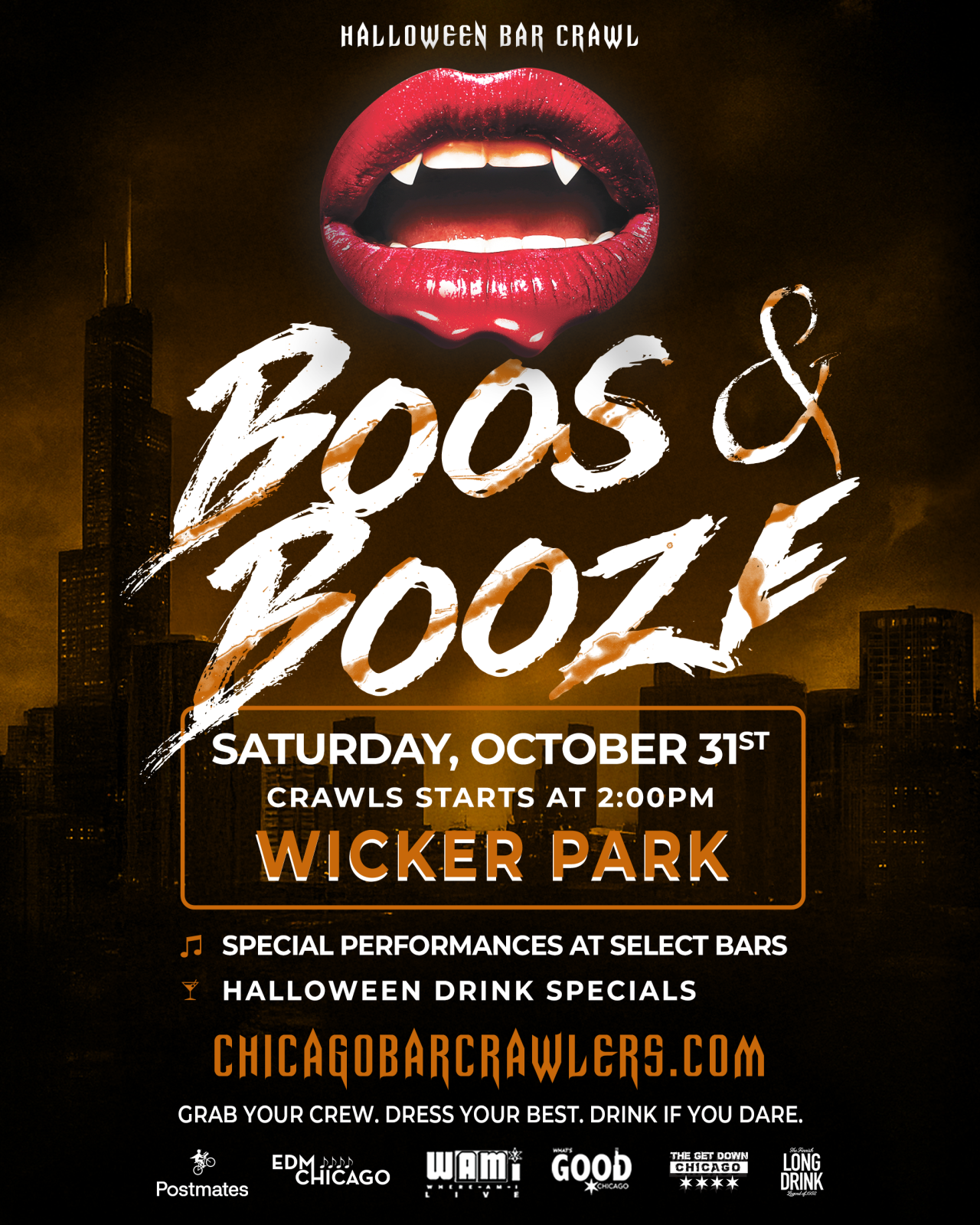 The Boos & Booze Chicago Halloween Bar Crawl | Wicker Park