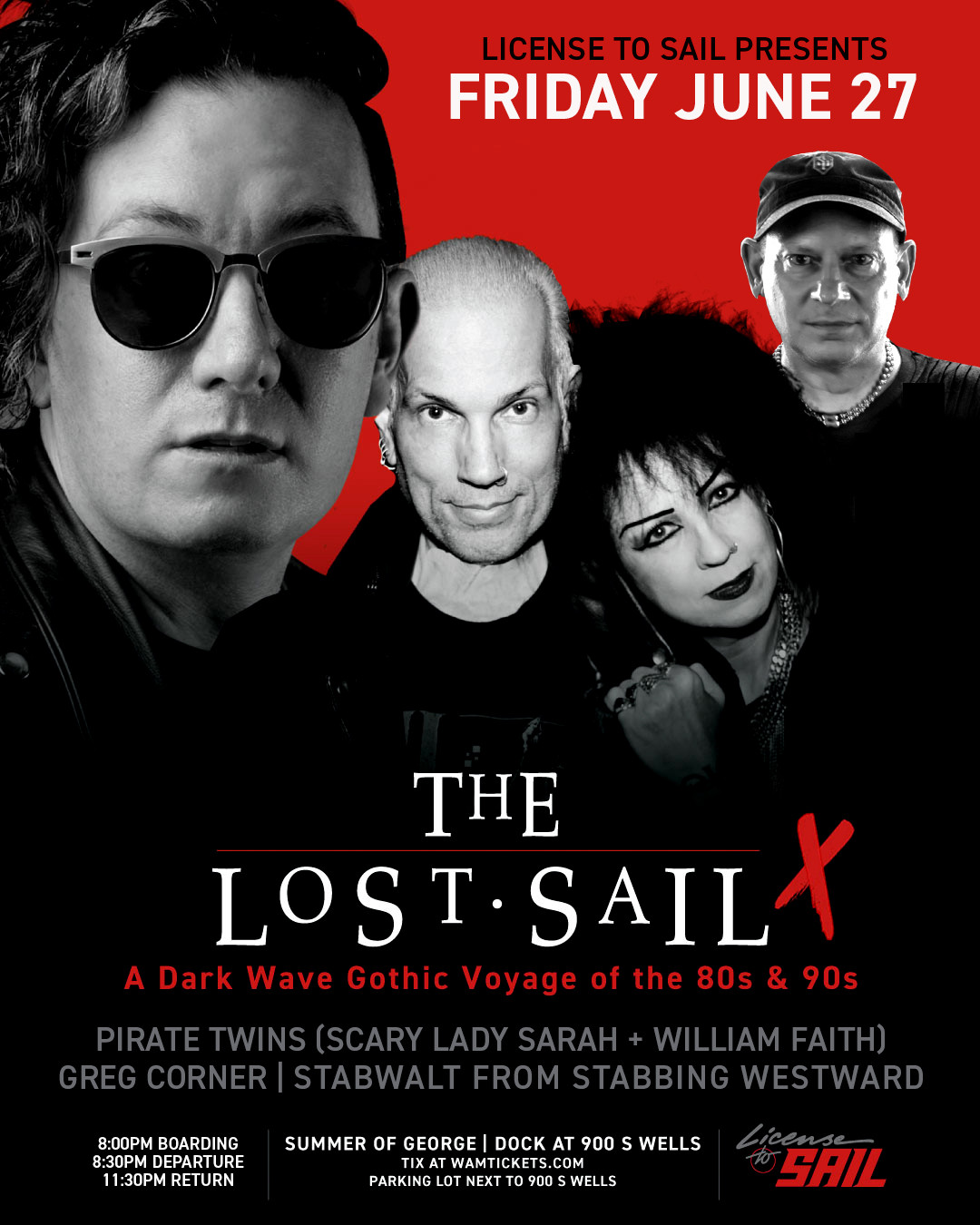 The Lost Sail 10 - 80's & 90's Gothic  Boat Cruise