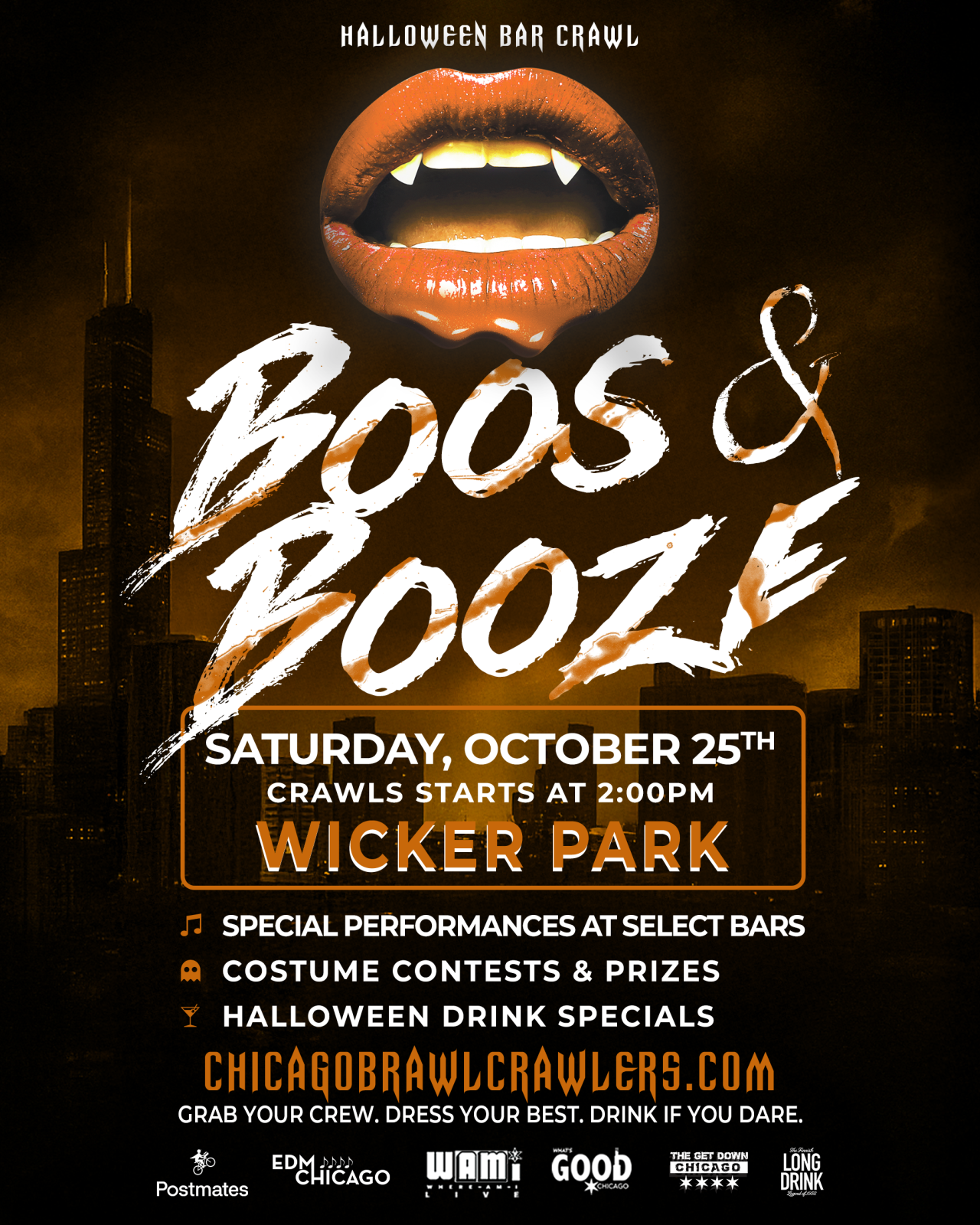 The Boos & Booze Chicago Halloween Bar Crawl | Wicker Park