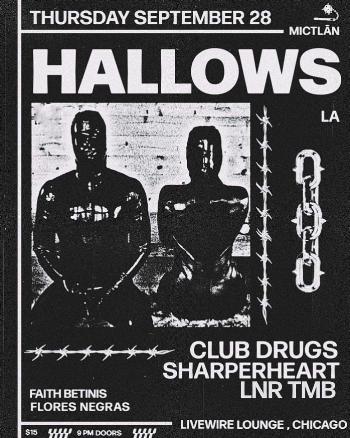 Hallows / Club Drugs/ LNR Tmb / Sharperheart