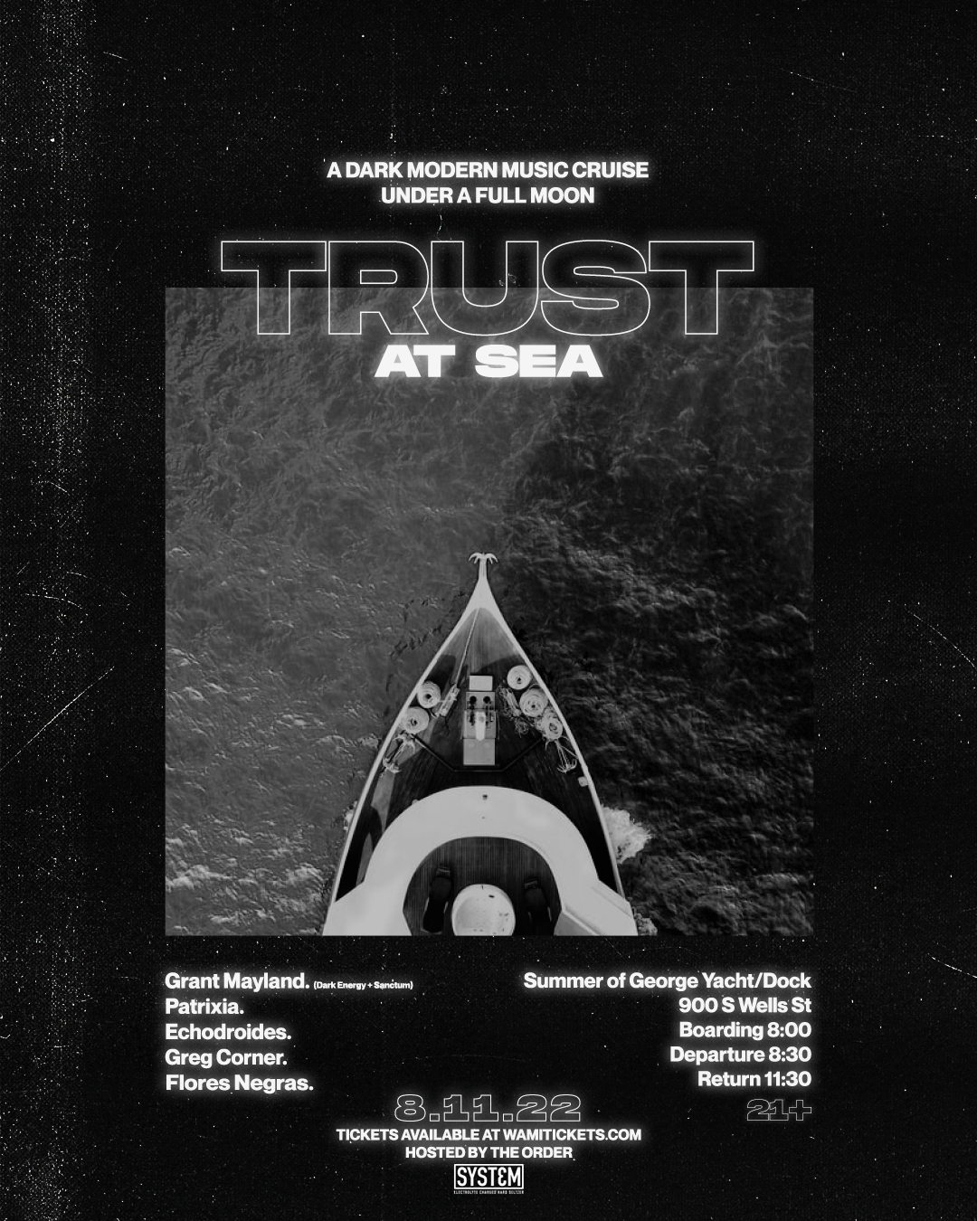 TRUST at Sea - A Modern Dark Wave-Goth Full Moon Cruise