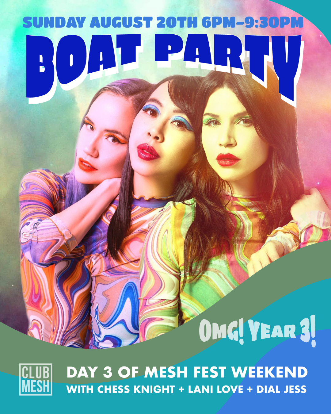Club Mesh Boat Party