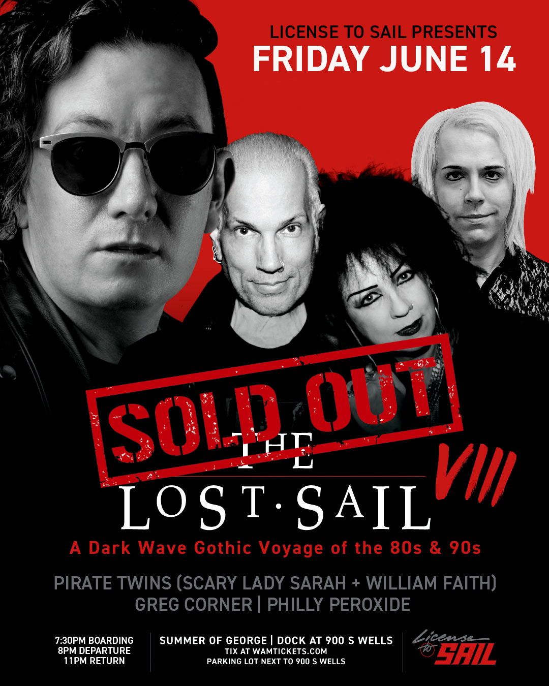 The Lost Sail 8 - 80's & 90's Gothic Boat Cruise