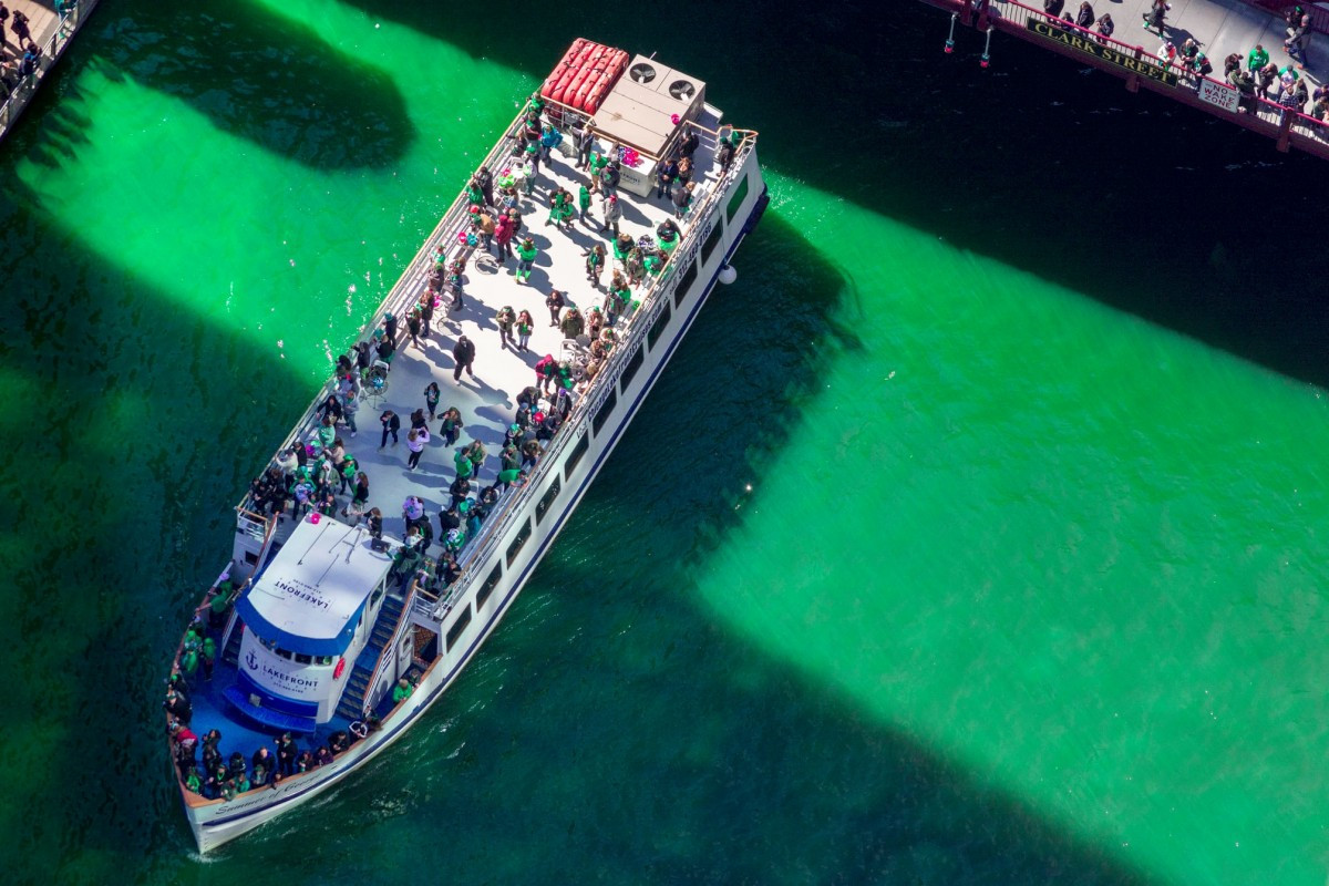 🍀 St. Patrick's Day Chicago Green River Booze Cruise! 🍀