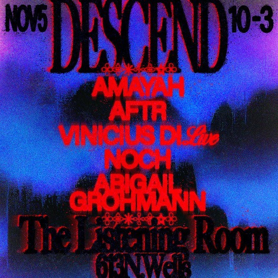 DESCEND 11/5 at The Listening Room