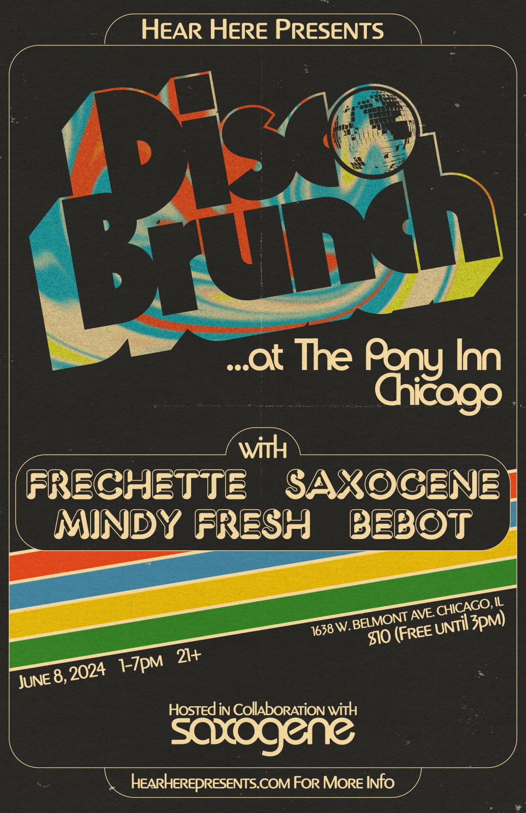 Hear Here Presents: Disco Brunch at the Pony Inn