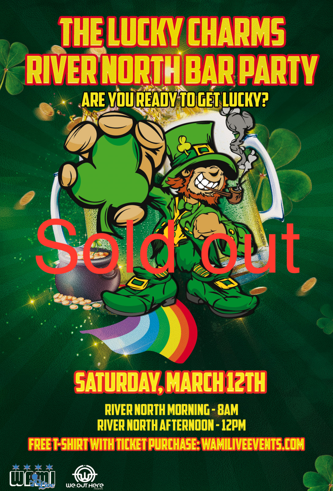 St. Patricks Day Lucky Charms River North Bar Parties | Morning
