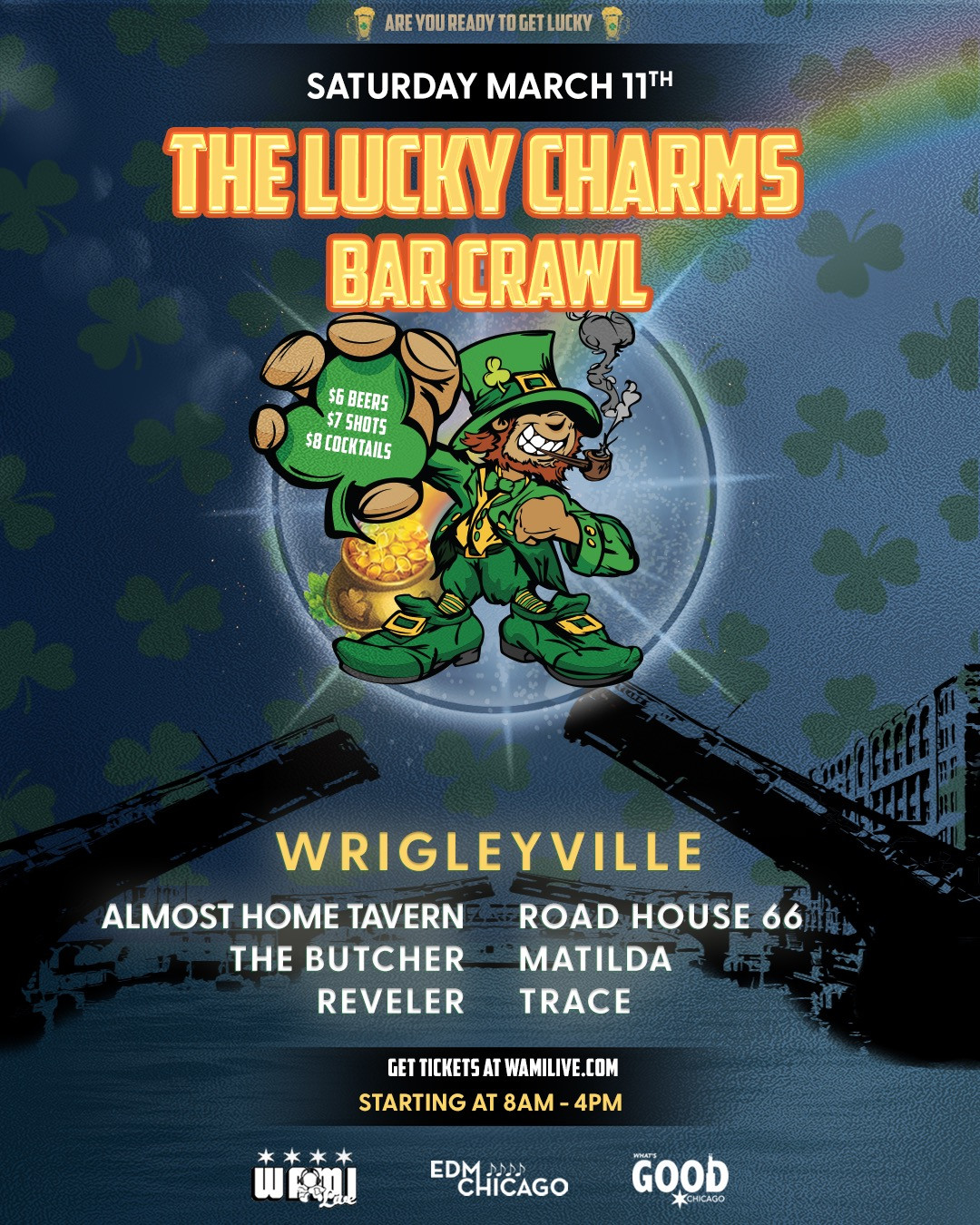 chicago st patricks day bar crawl wrigleyville